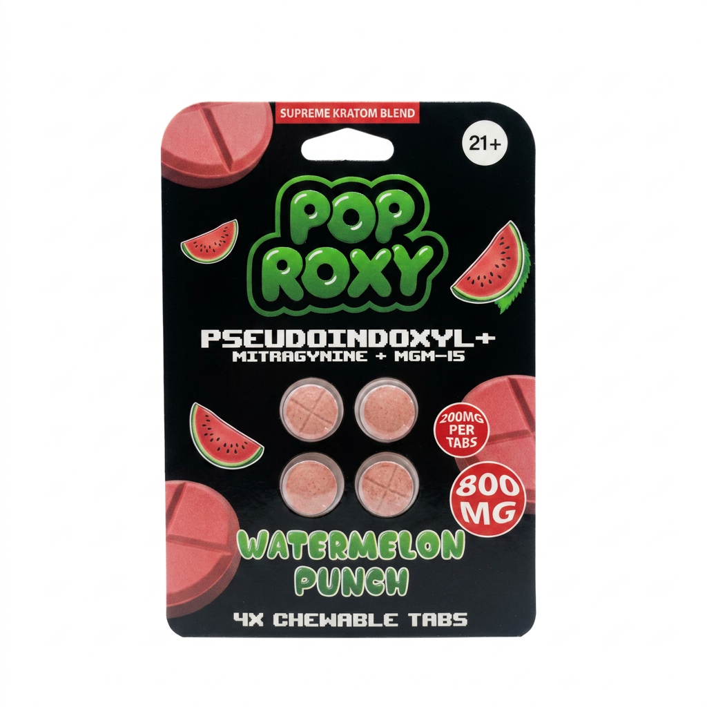 Pop Roxy Pseudo + MIT + MGM Tablets (800mg - 4 Count)