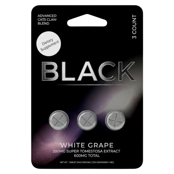 BLACK Super Tomentosa Extract Tablets (600mg - 3 Count)