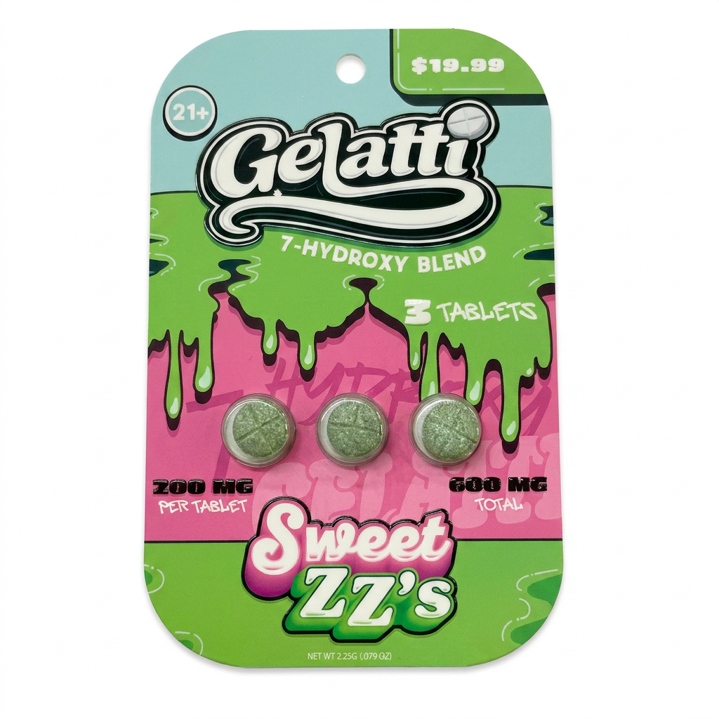 Gelatti 7-OH + MIT + MGM-15 Tablets (600mg - 3 Count)