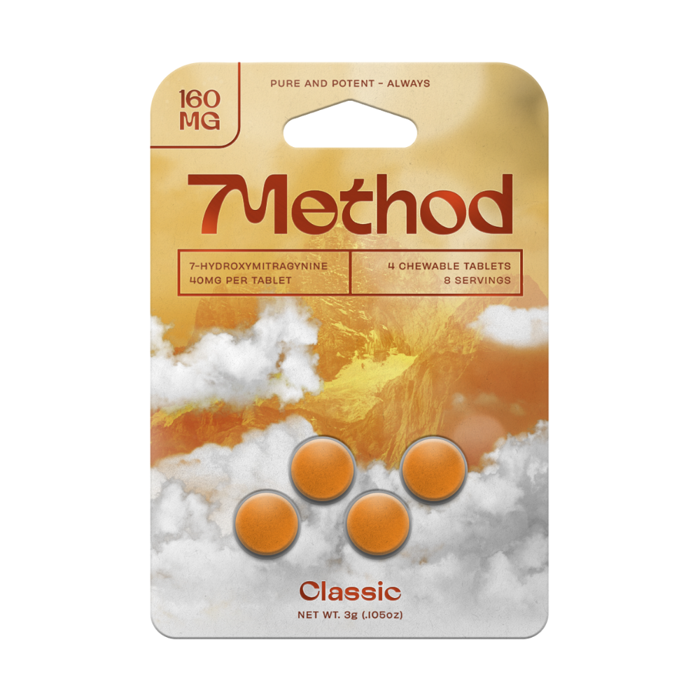 7Method 7-Hydroxymitragynine Tablets (160mg - 4 Count)