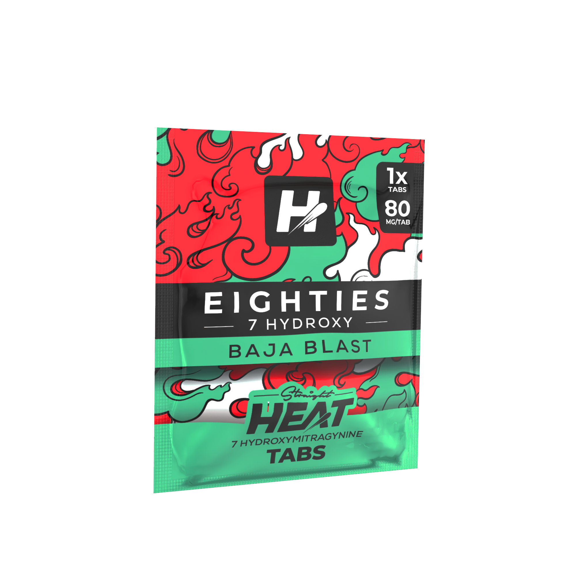 Straight Heat Eighties 7OH Tablets (80mg - 1 Count)