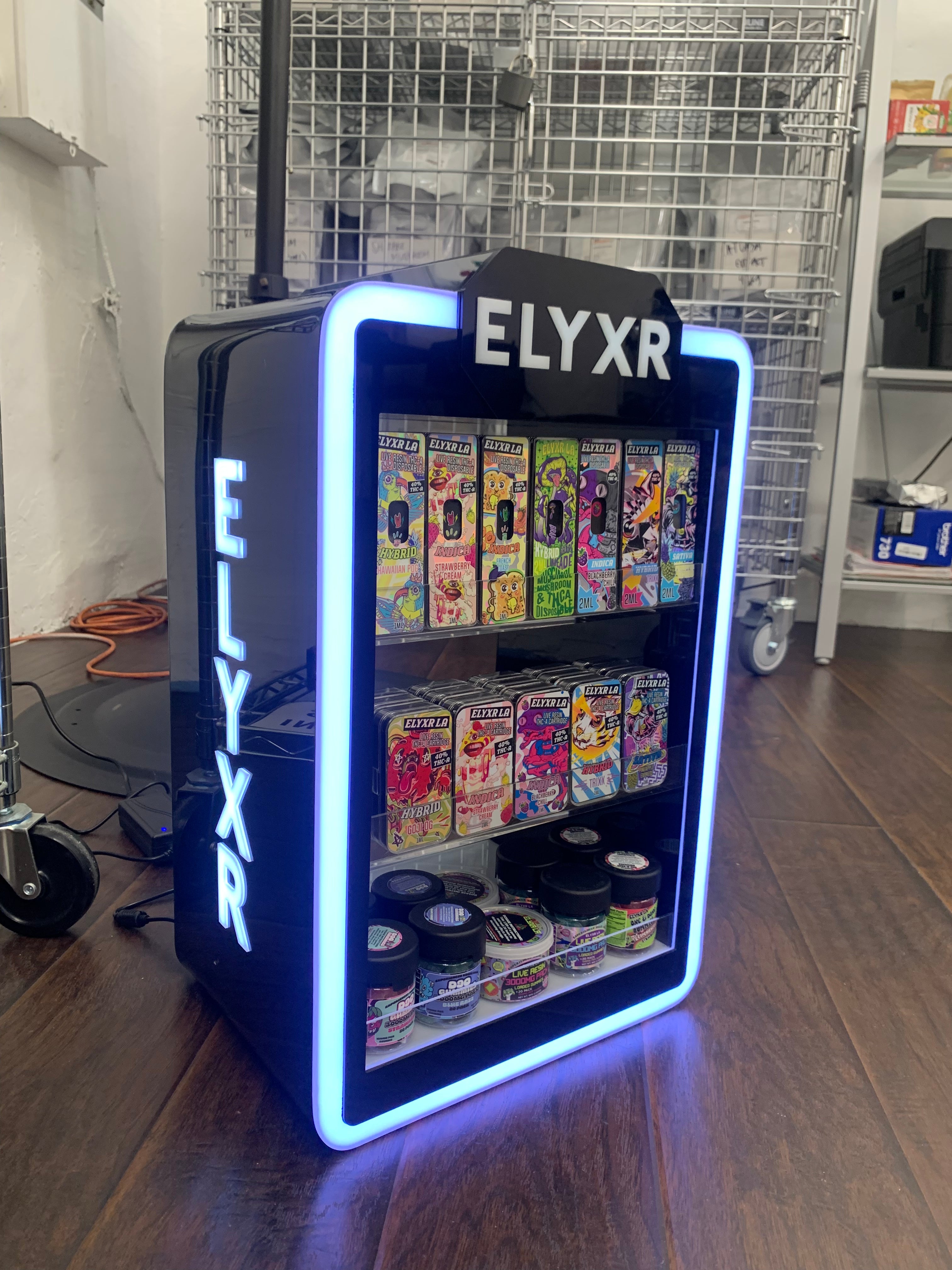 ELYXR LED Product Display (Open Front or Closed Front Options)