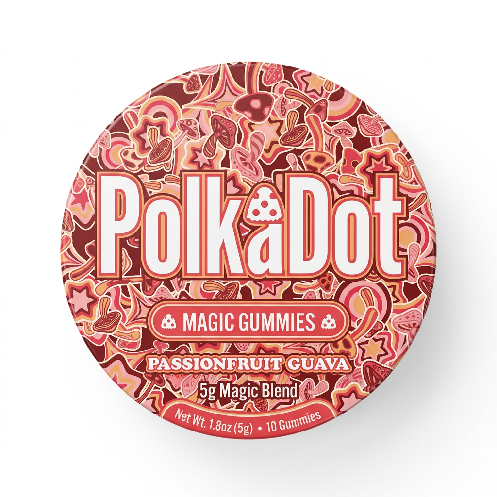 Polk a Dot Mushroom Gummies (5000mg - 10 Count)