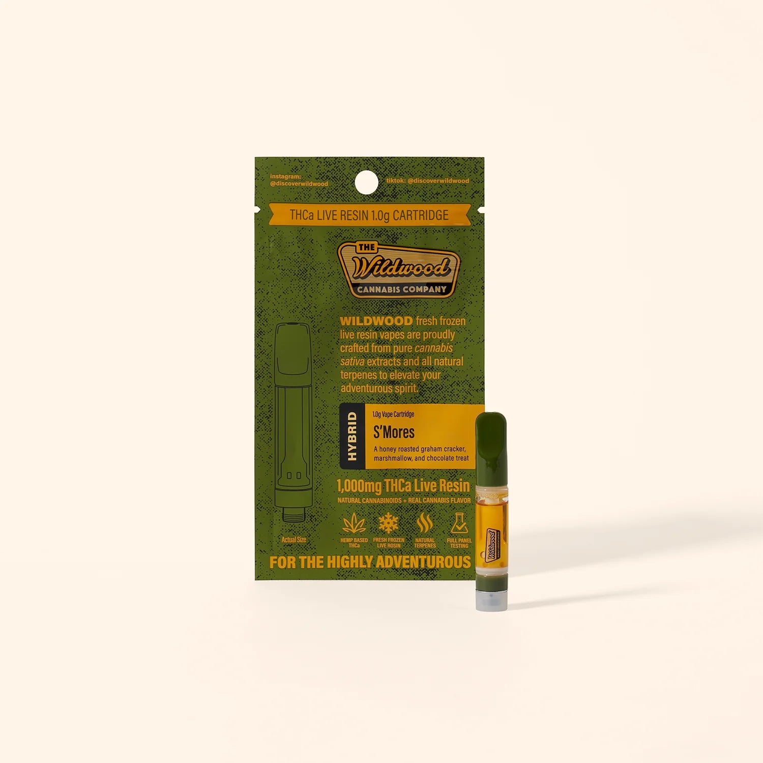 Wildwood THC-A Live Resin Cartridge (1000mg)