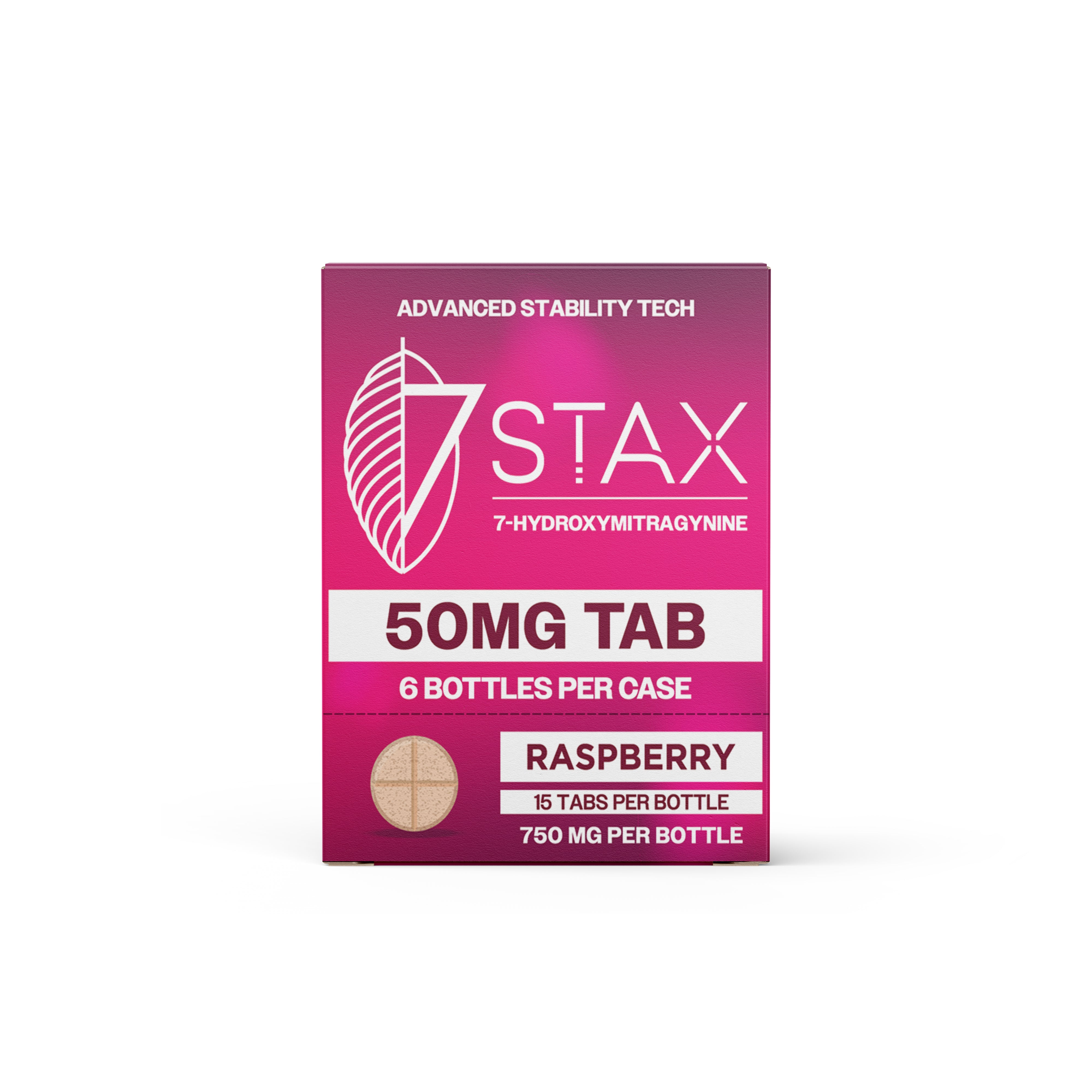 7Stax Premium 7-OH Kratom Alkaloid Tablets (750mg - 15 Count)