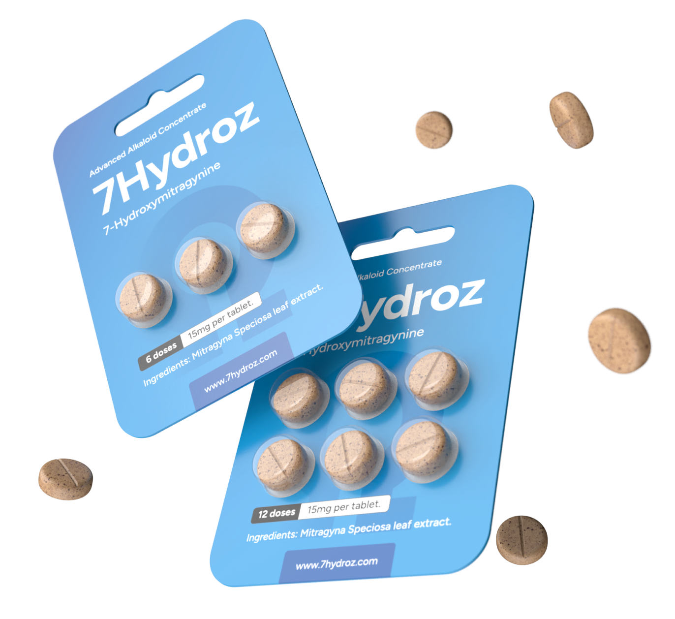 7Hydroz 7-Hydroxy Kratom Alkaloid Tablets