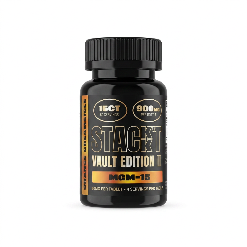 Stack'd MGM-15 Tablets Vault Edition XL (900mg - 15 Count)