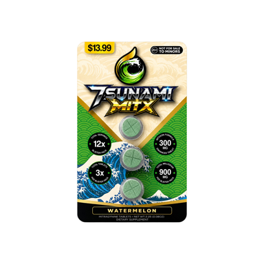 7sunami MITx Mitragynine Tablets (900mg - 3 Count) - Watermelon