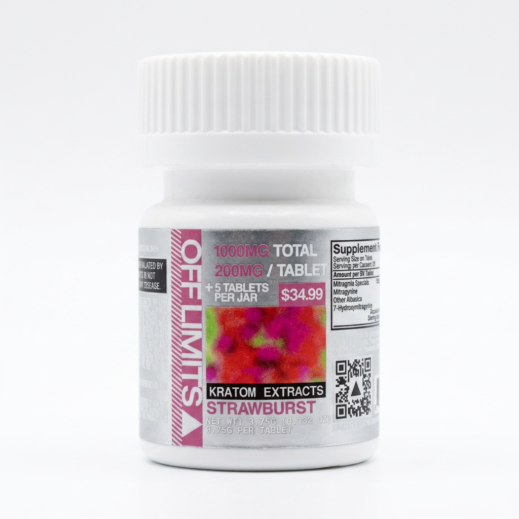 Off Limits Kratom Extract Tablets (1000mg - 5 Count)