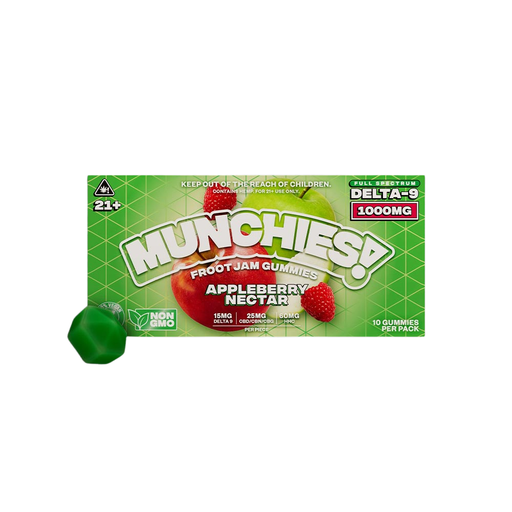 Munchies! Delta 9 Froot Jam Gummies (1000mg)