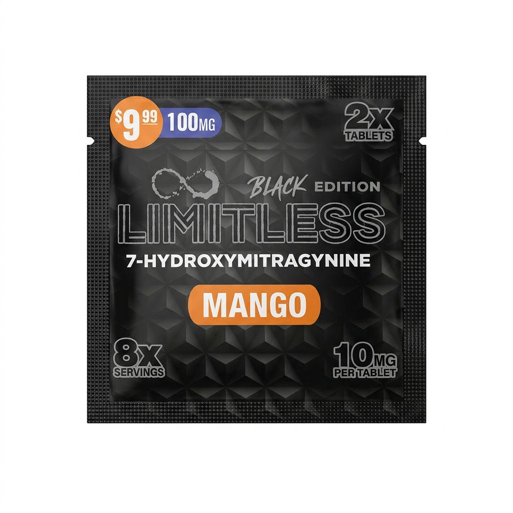 Limitless Black Edition 7-OH Tablets (100mg - 2 Count)