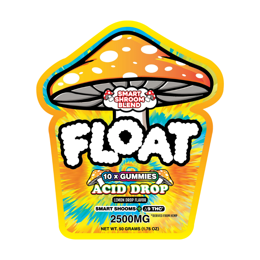 Float Smart Mushroom Blend & D9 Gummies (2500mg)