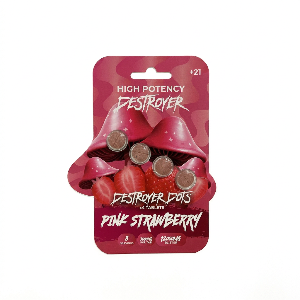 Destroyer Dots Mushroom Tablets (12000mg - 4 Count)