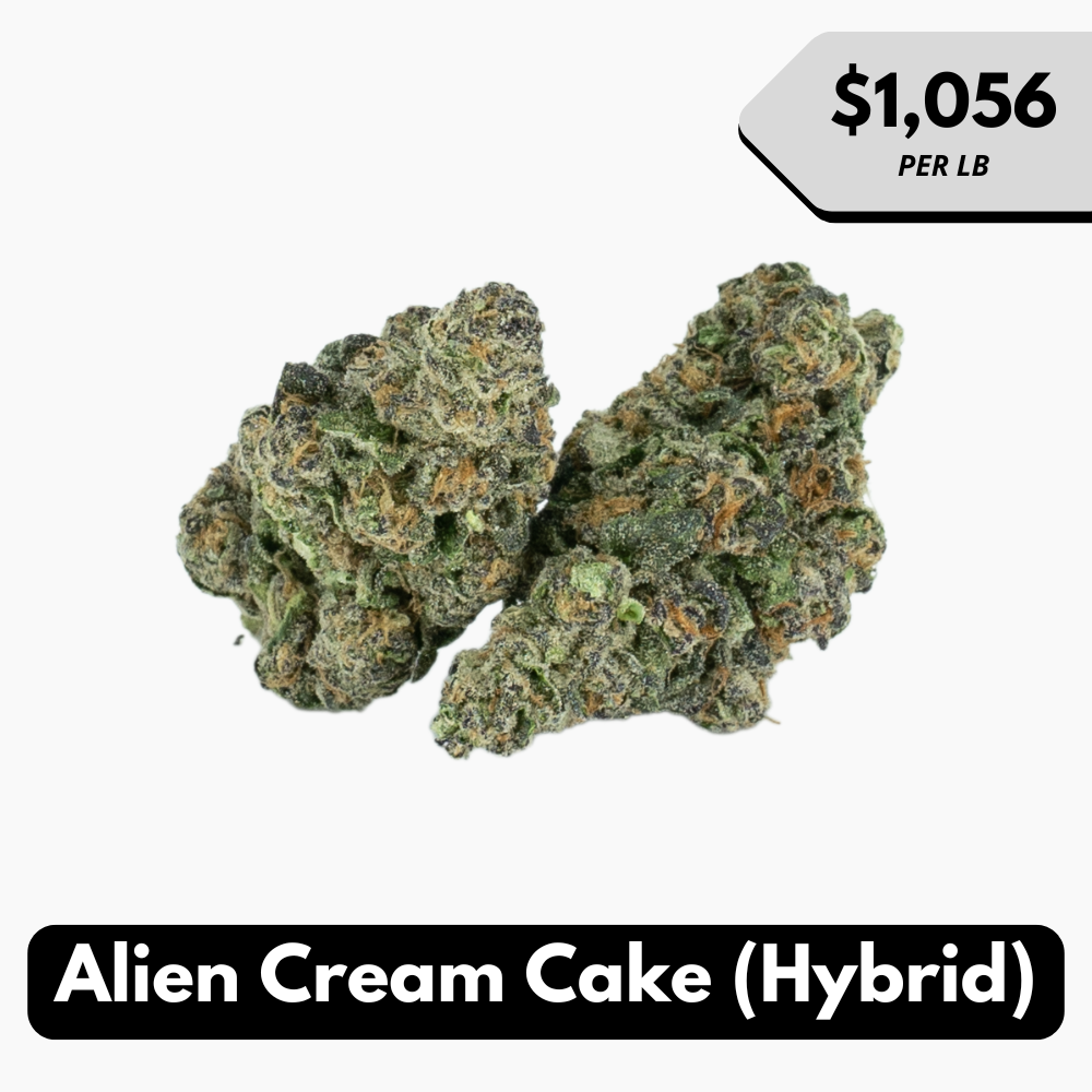 Natural THC-A Flower (Hybrid ~ Alien Cream Cake)