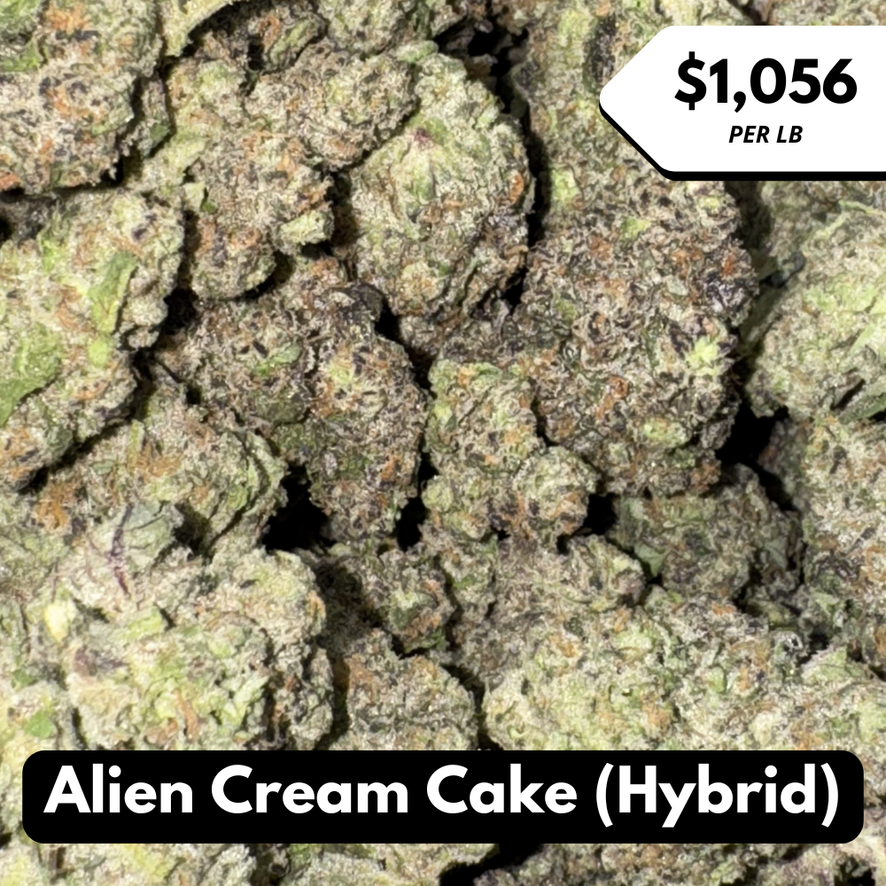 Natural THC-A Flower (Hybrid ~ Alien Cream Cake)