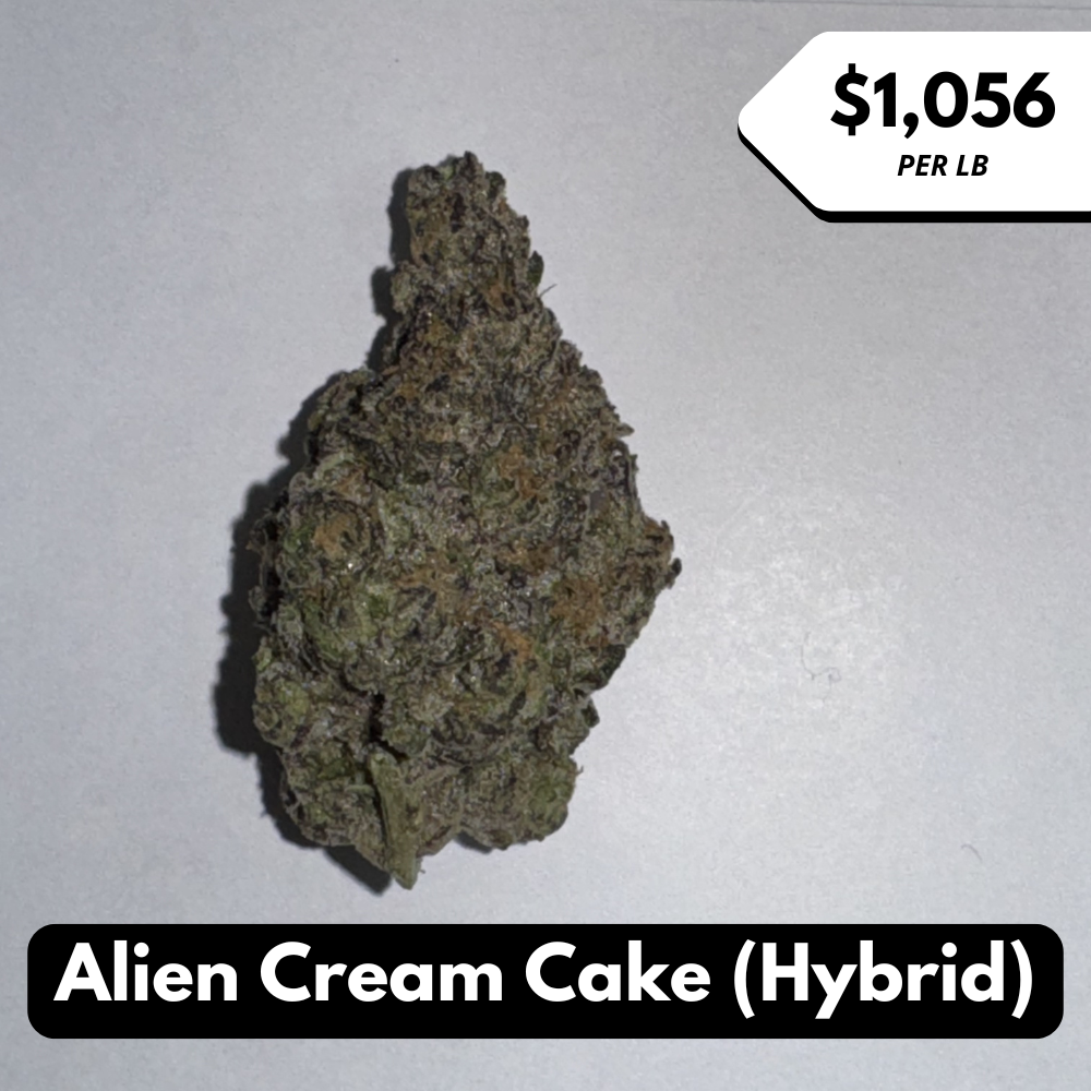 Natural THC-A Flower (Hybrid ~ Alien Cream Cake)