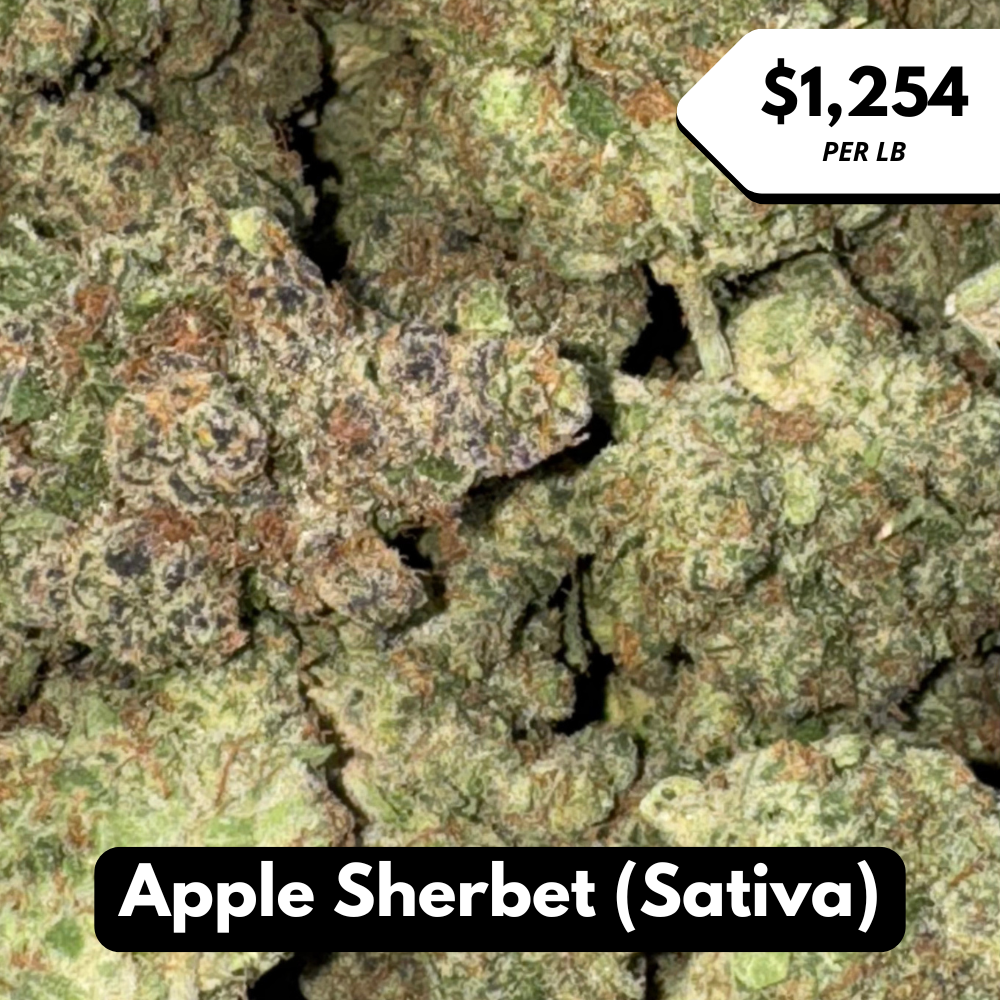 Natural THC-A Flower (Sativa ~ Apple Sherbet)