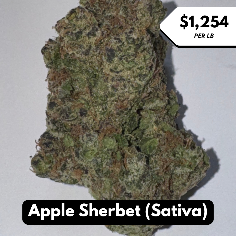 Natural THC-A Flower (Sativa ~ Apple Sherbet)