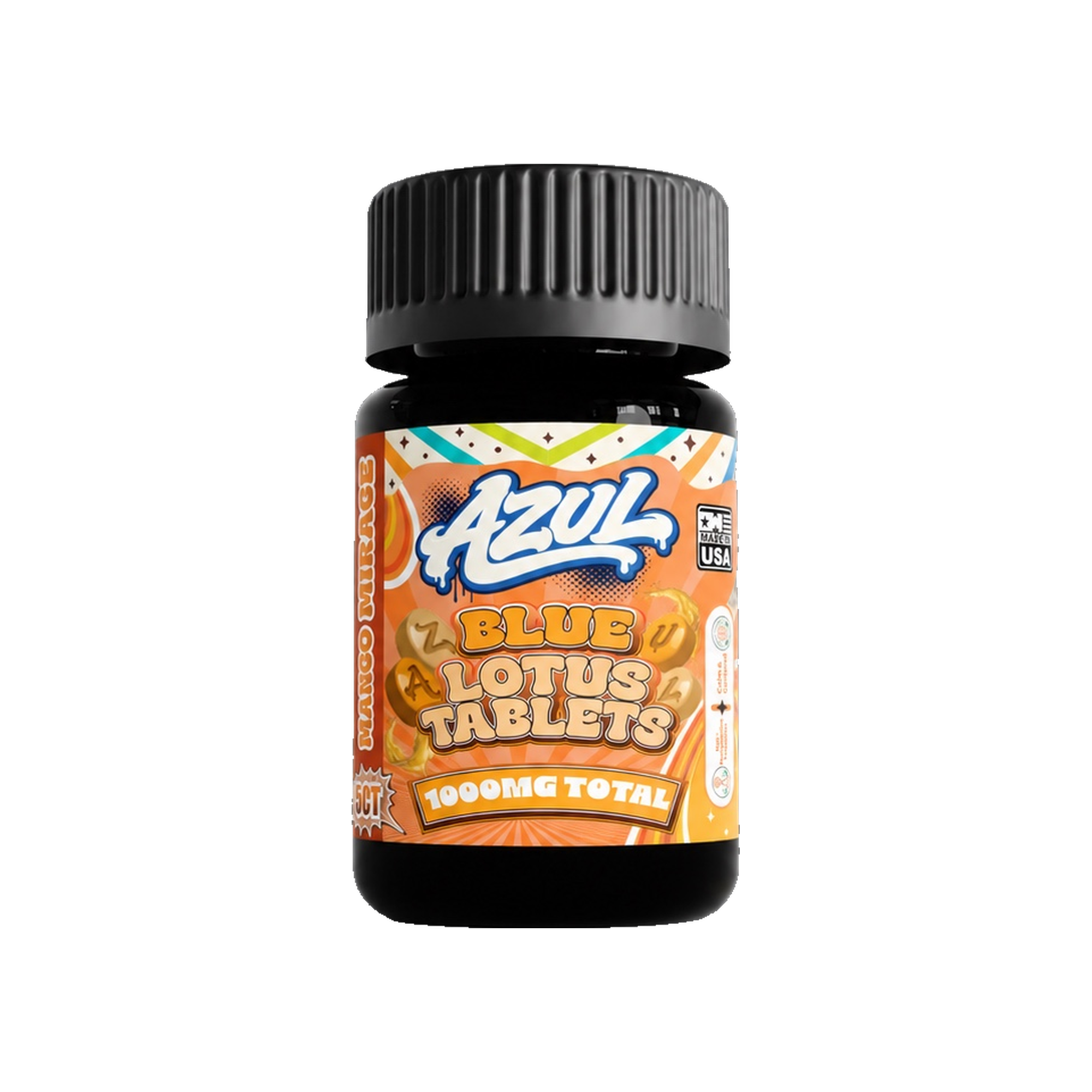 Azul Blue Lotus Tablets (1000mg - 5 Count) - Mango Mirage