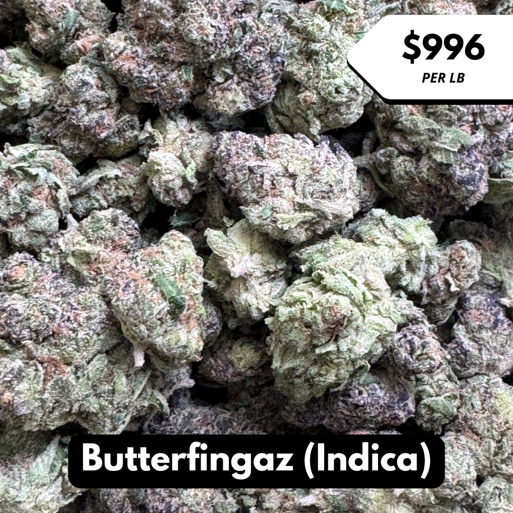Natural THC-A Flower (Indica ~ Butterfingaz)