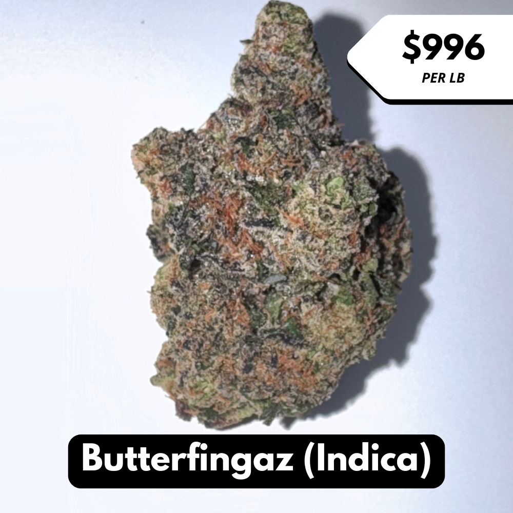 Natural THC-A Flower (Indica ~ Butterfingaz)