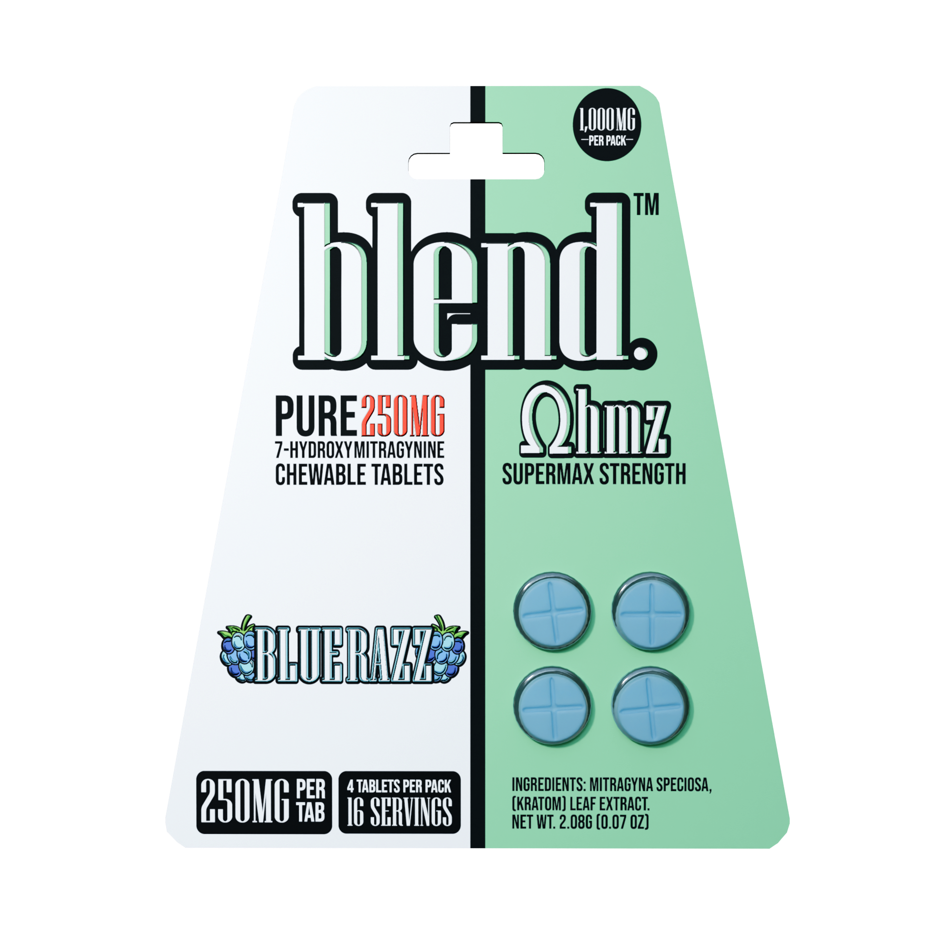 Blend OHMZ Super Max Strength 7-OH Tablets (1000mg - 4 Count)