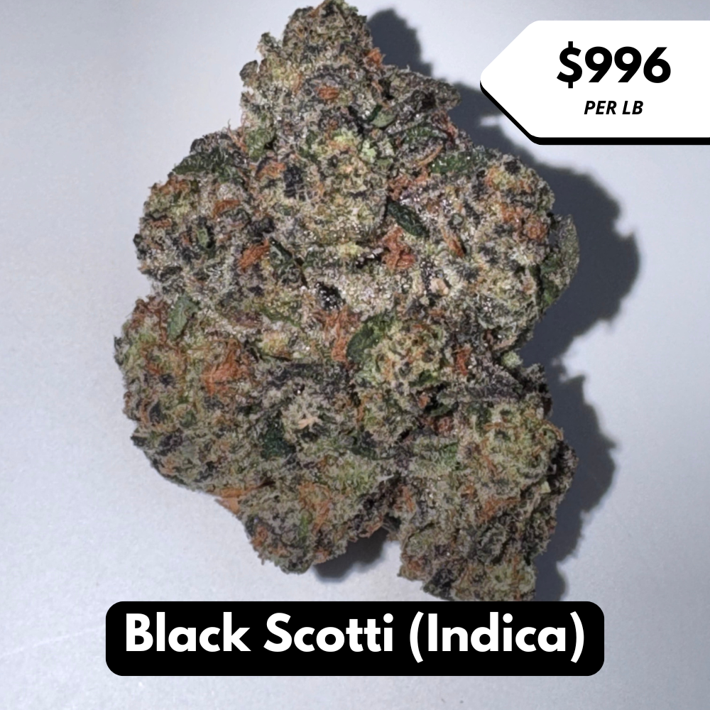 Natural THC-A Flower (Indica ~ Black Scotti)
