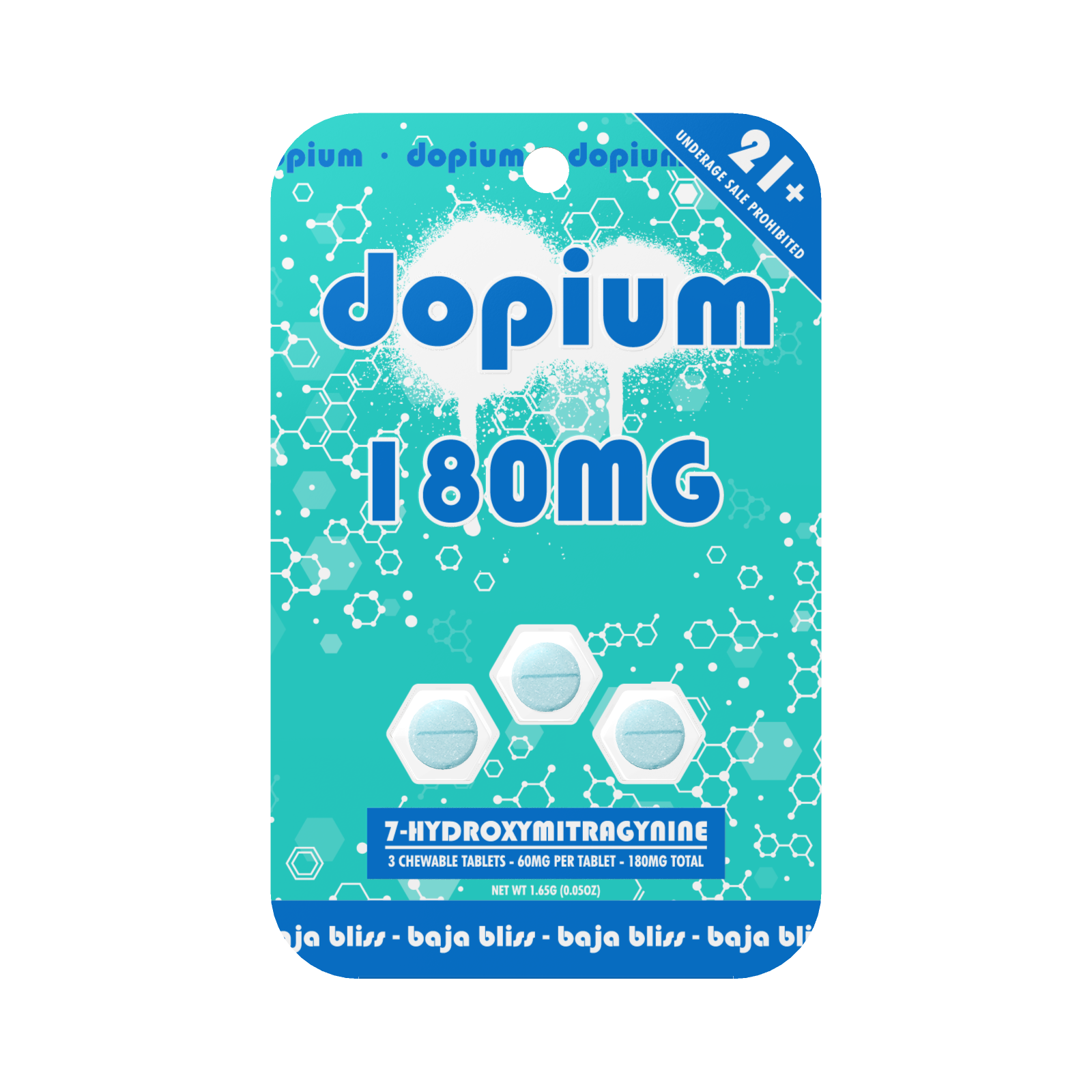 Dopium 7-OH Tablets (180mg - 3 Count)
