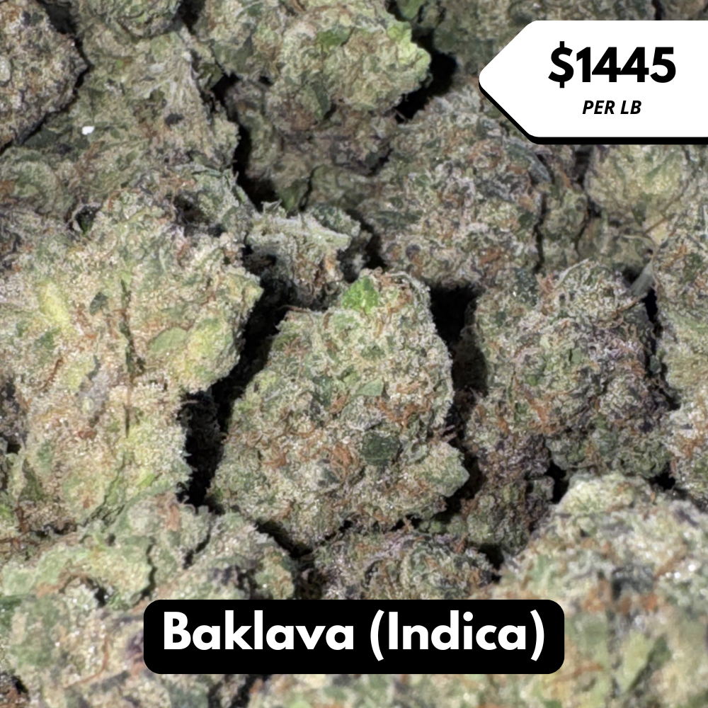 Natural THC-A Flower (Indica ~ Baklava)
