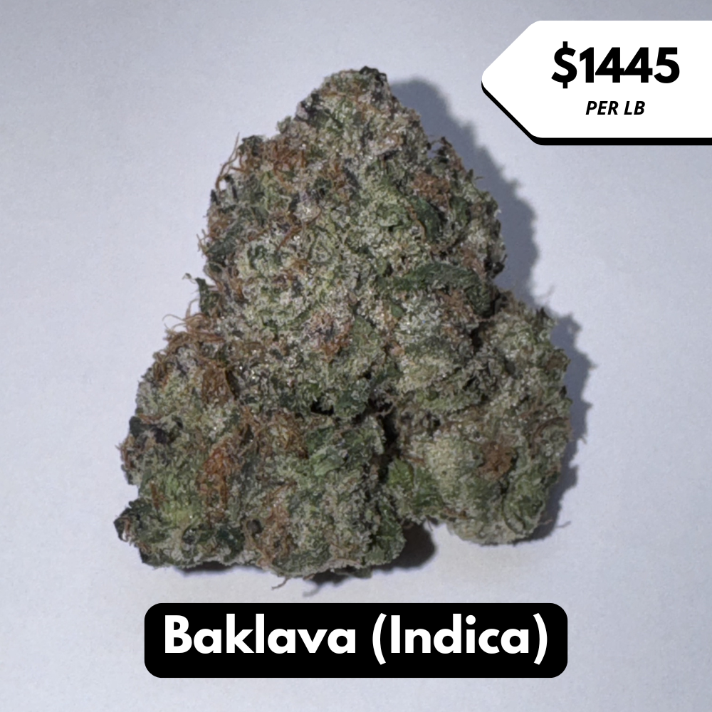 Natural THC-A Flower (Indica ~ Baklava)