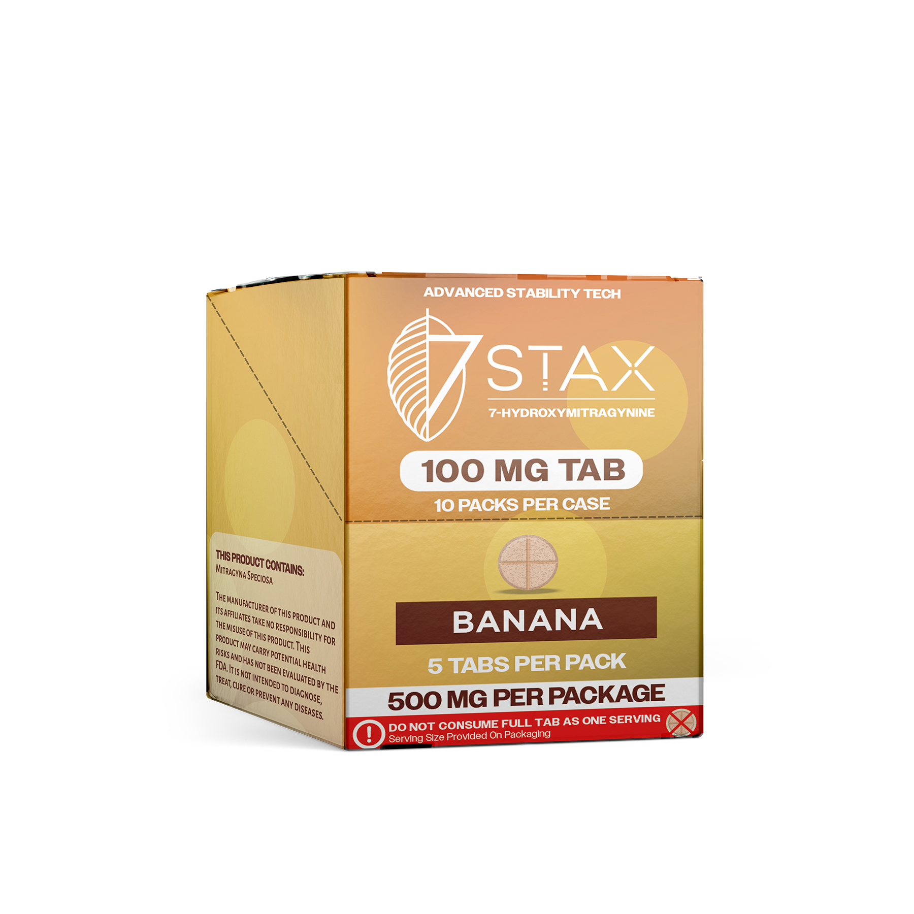 7Stax Premium 7-OH Kratom Alkaloid Tablets (500mg - 5 Count)