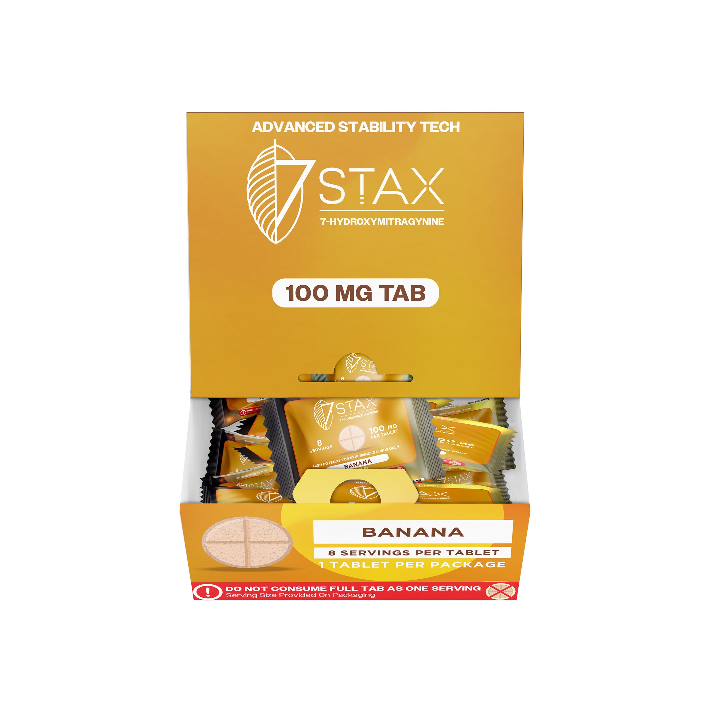 7Stax Premium 7-OH Kratom Alkaloid Tablets (100mg - 1 Count)