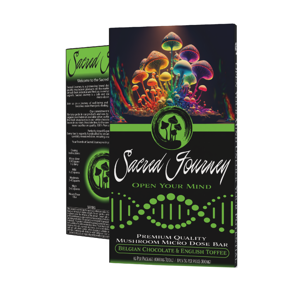 Sacred Journey Mushroom Chocolate Bar