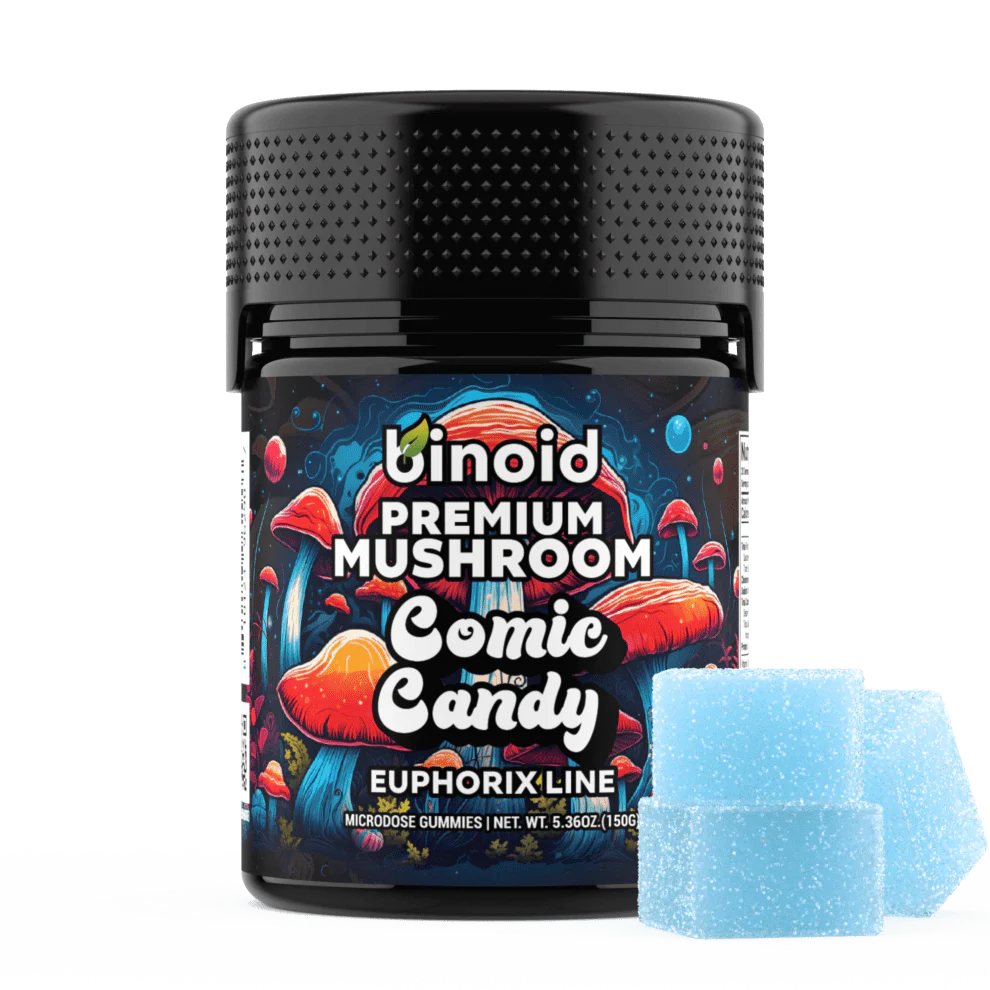 Binoid Premium Mushroom Microdose Gummies (900mg)