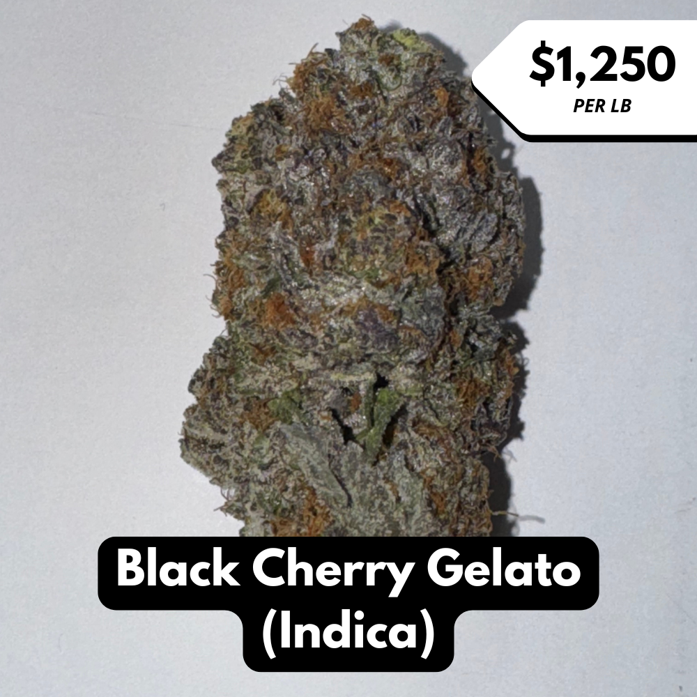 Natural THC-A Flower (Indica ~ Black Cherry Gelato)