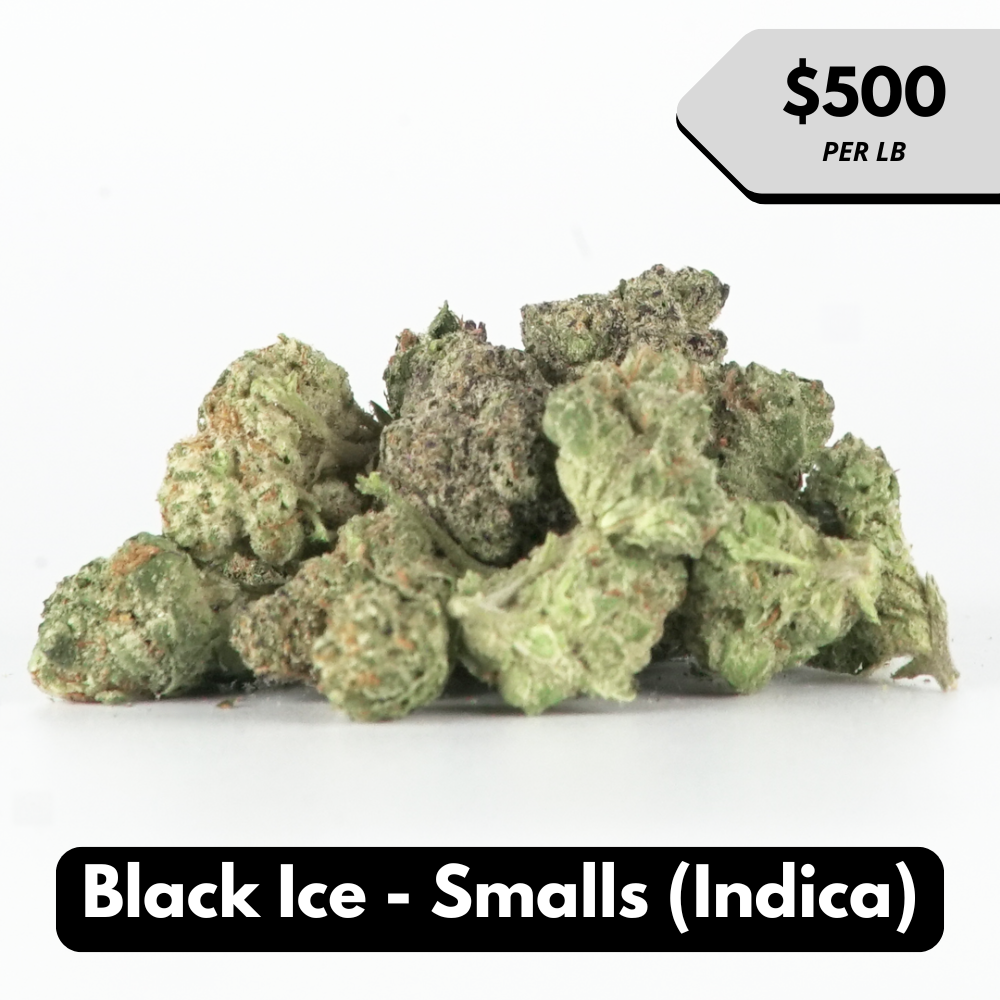 Natural THC-A Flower (Indica ~ Black Ice - Smalls)