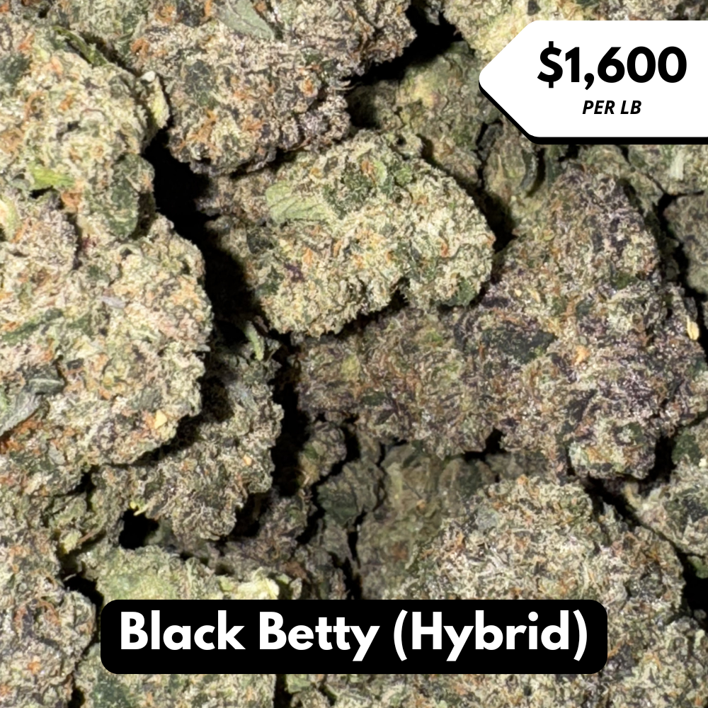 Natural THC-A Flower (Hybrid ~ Black Betty)