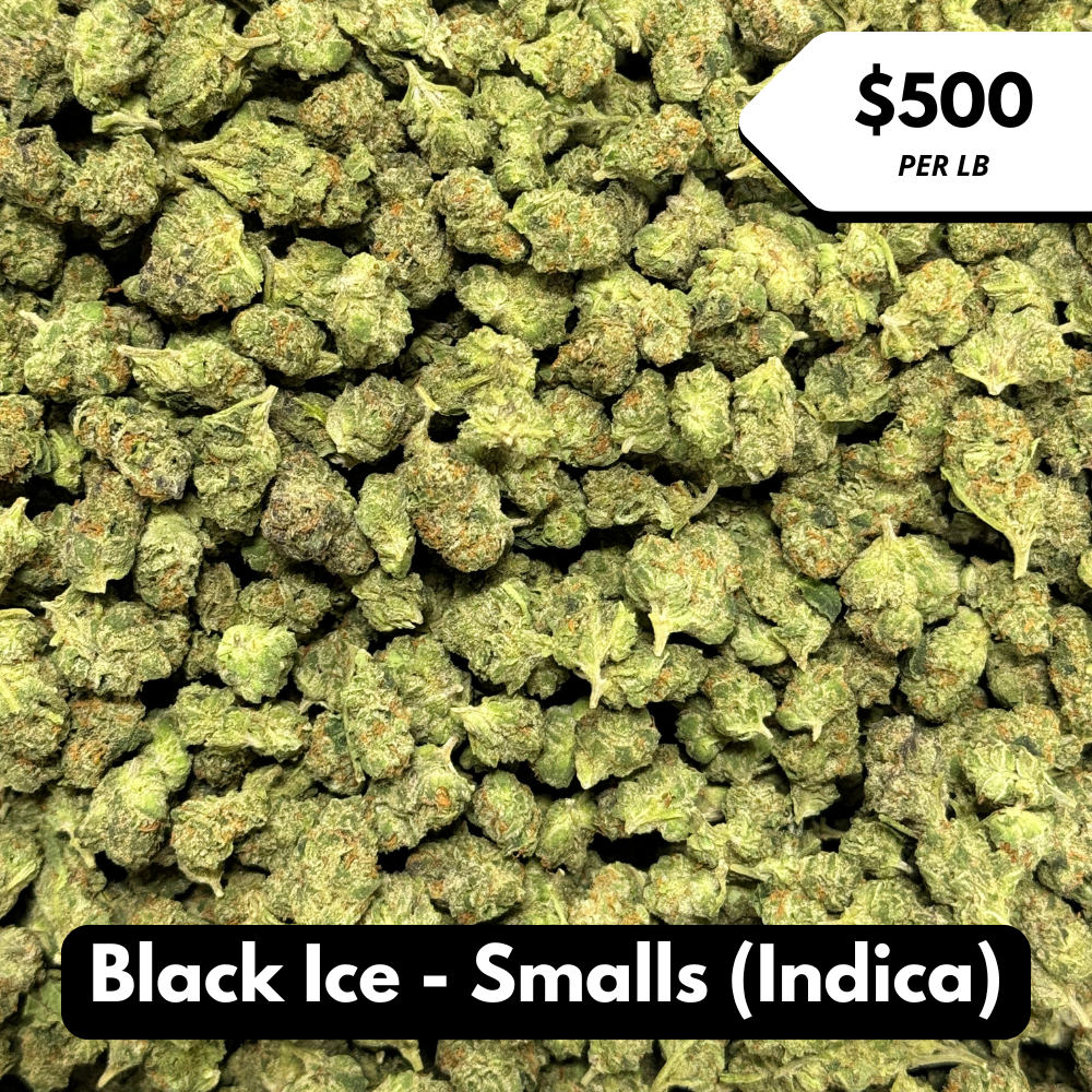 Natural THC-A Flower (Indica ~ Black Ice - Smalls)