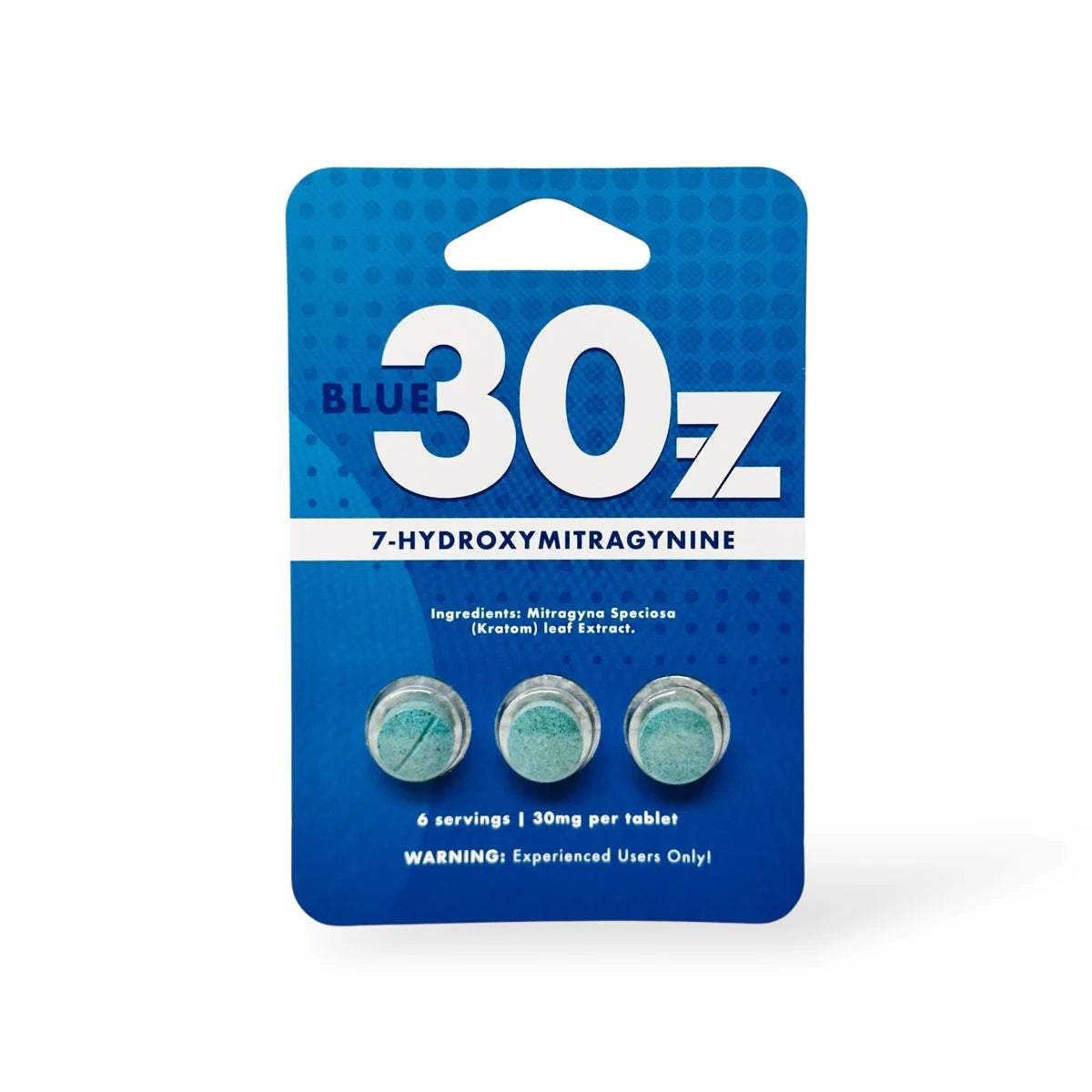 Blue 30z 7-OH Tablets (90mg - 3 Count)