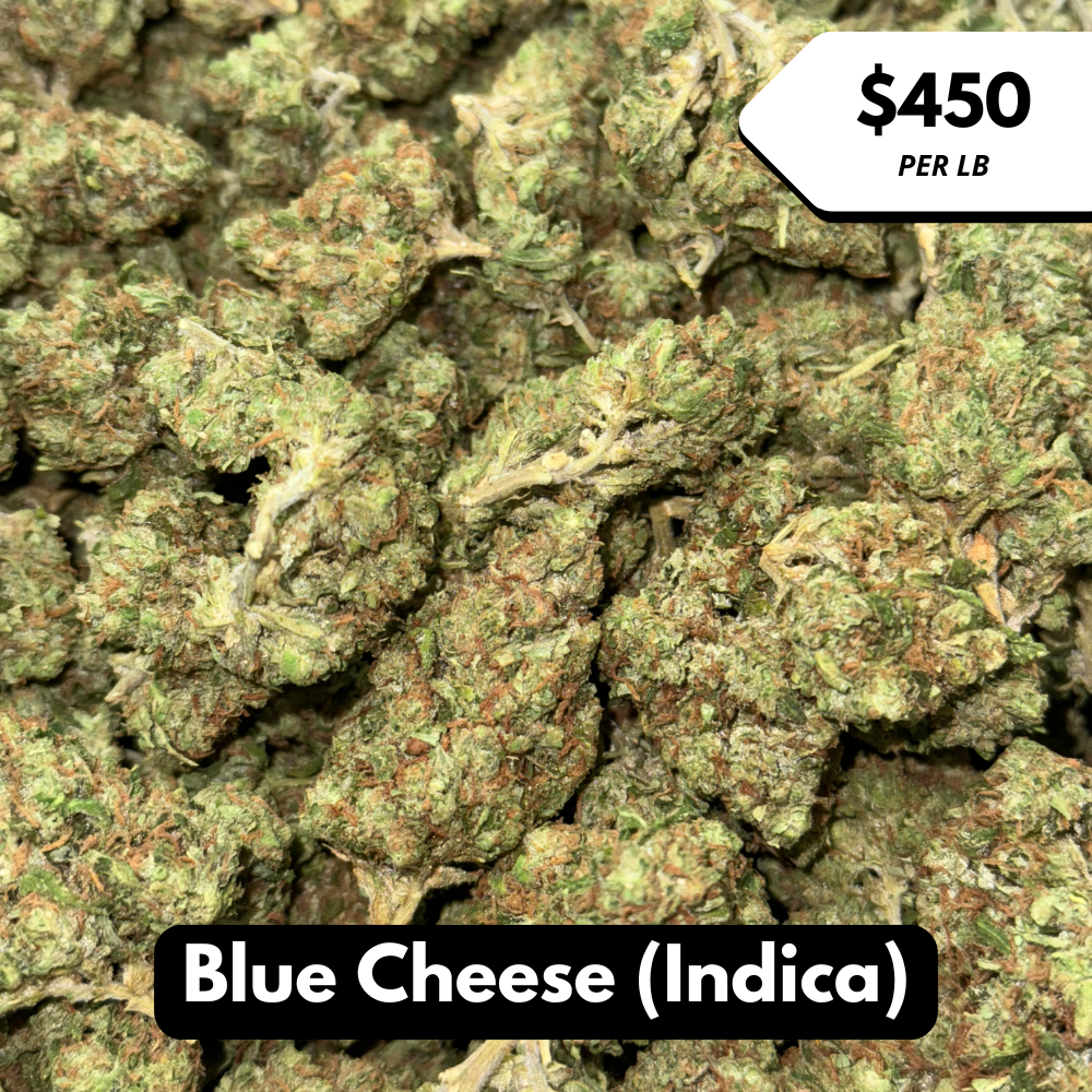 Natural THC-A Flower (Indica ~ Blue Cheese)