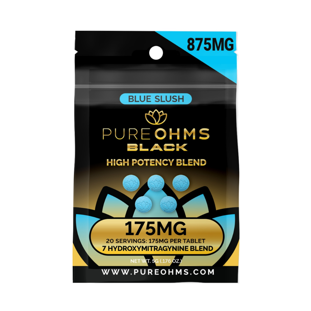 PureOhms Black 7-OH Tablets (875mg - 5 Count)