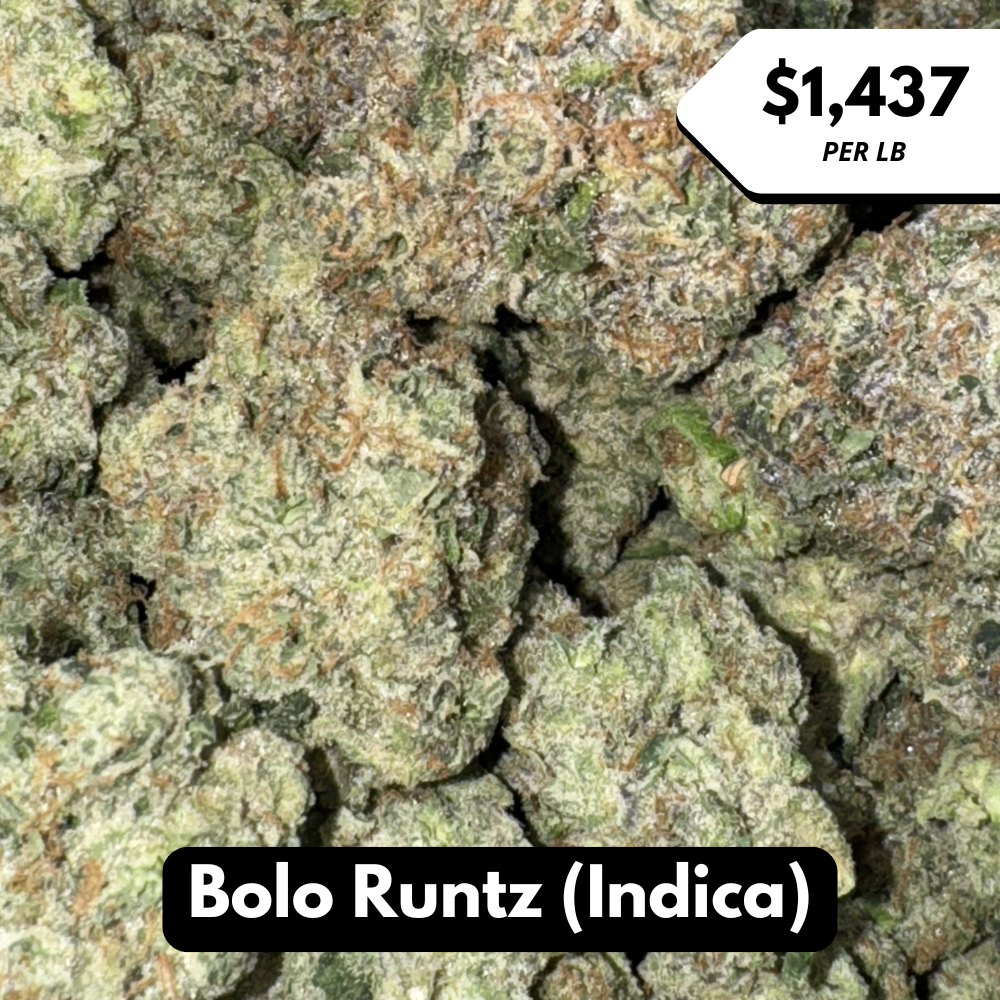 Natural THC-A Flower (Indica ~ Bolo Runtz)