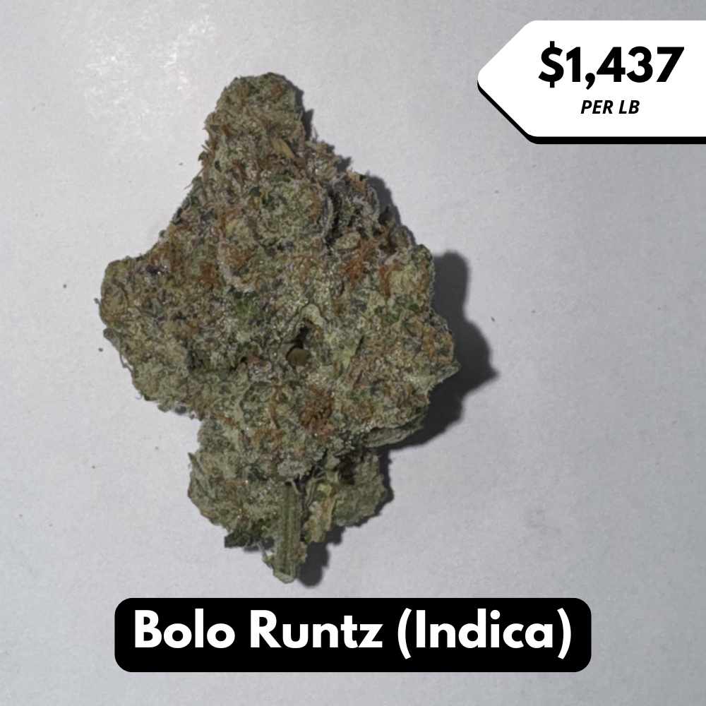 Natural THC-A Flower (Indica ~ Bolo Runtz)