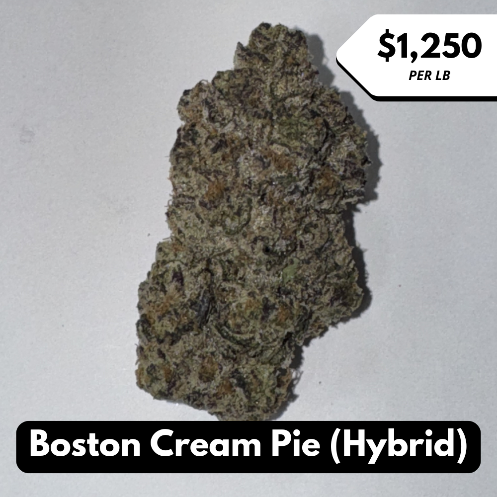 Natural THC-A Flower (Hybrid ~ Boston Cream Pie)