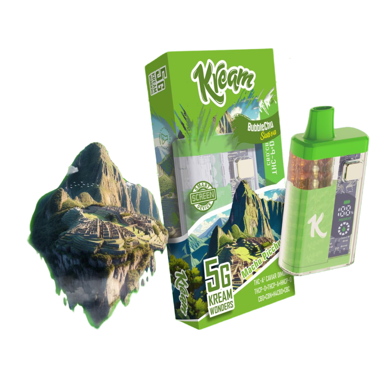 Kream Wonders THC-A Live Rosin Disposable (5000mg)