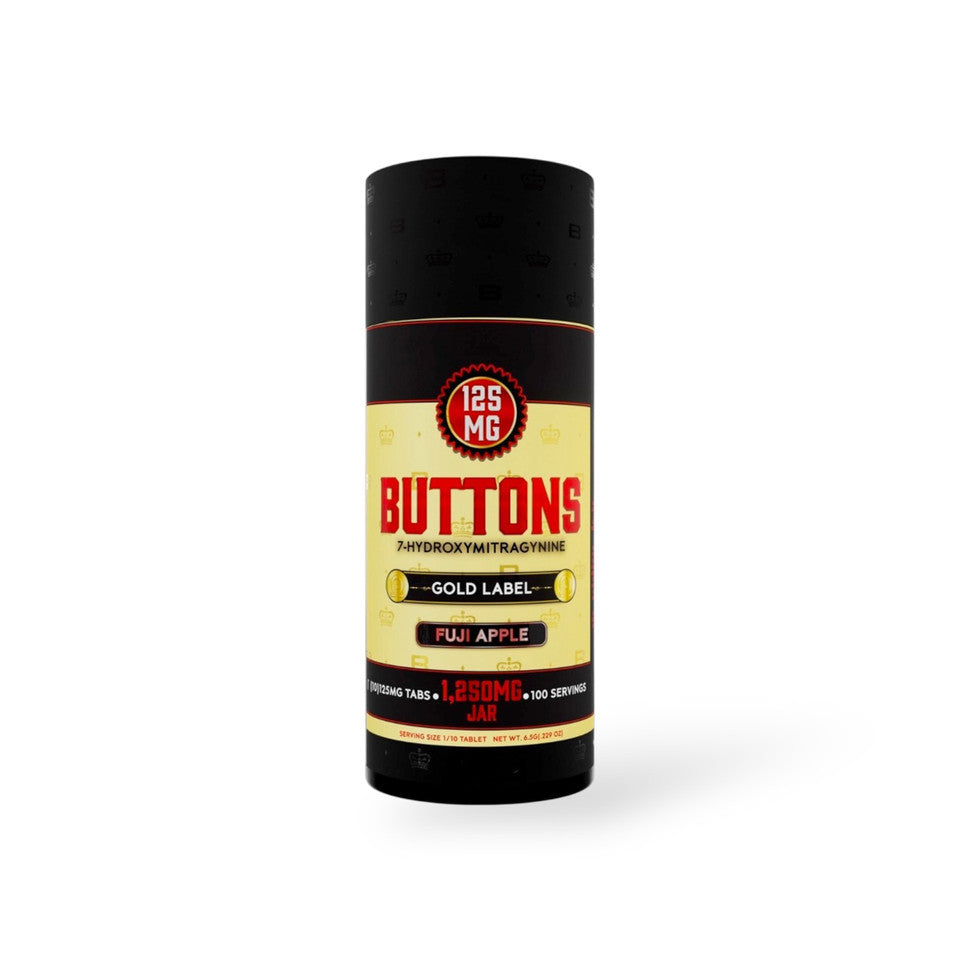 Buttons Gold Label 7-OH Tablets (1250mg - 10 Count)