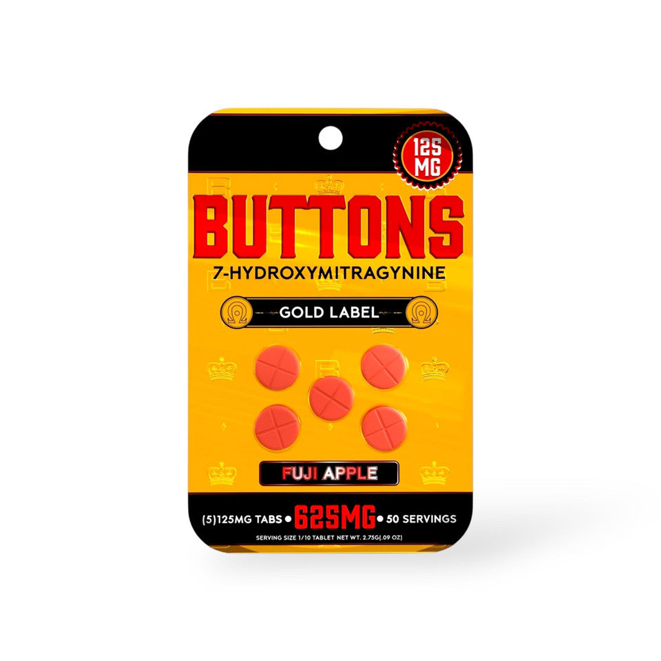 Buttons Gold Label 7-OH Tablets (625mg - 5 Count)