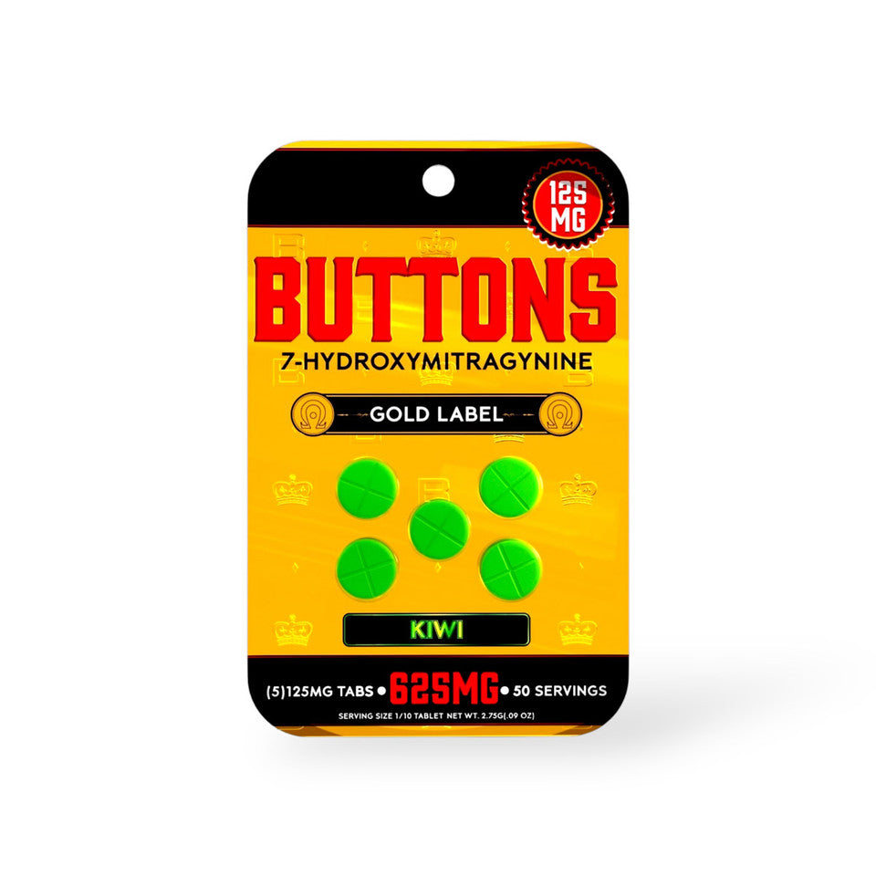 Buttons Gold Label 7-OH Tablets (625mg - 5 Count)