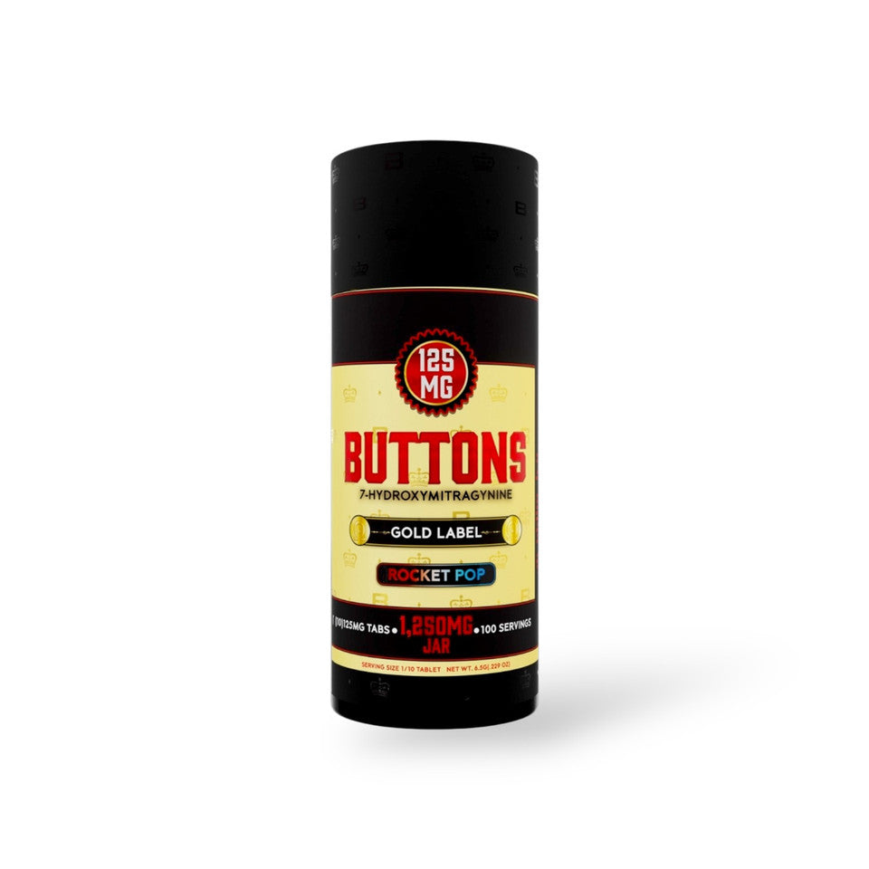 Buttons Gold Label 7-OH Tablets (1250mg - 10 Count)