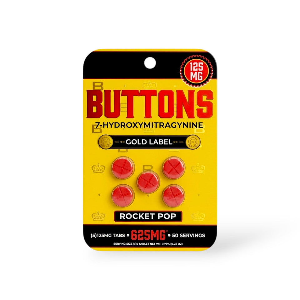 Buttons Gold Label 7-OH Tablets (625mg - 5 Count)